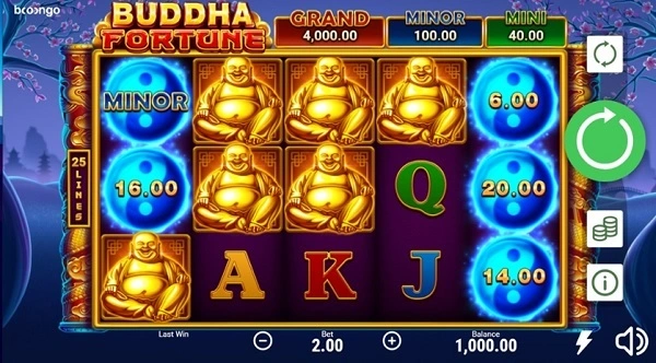 Buddha Fortune có biểu tượng và cơ chế chơi độc đáo