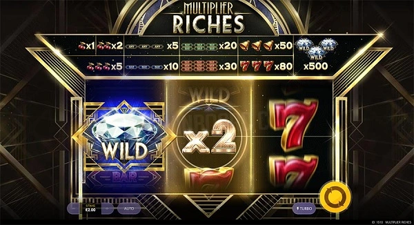 Multiplier Riches được đánh giá cao về lối chơi và tính năng