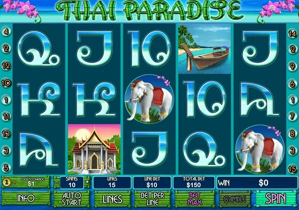 Thai Paradise sở hữu các tính năng của slot game
