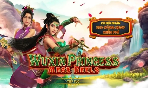 Thiết kế vô cùng bắt mắt của Wuxia Princess Mega Reels