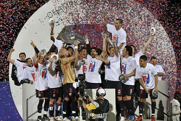 Lyon giành được 7 lần vô địch giải Ligue 1.