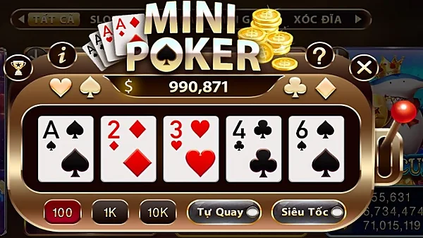 Tỷ lệ trả thưởng Mini Poker