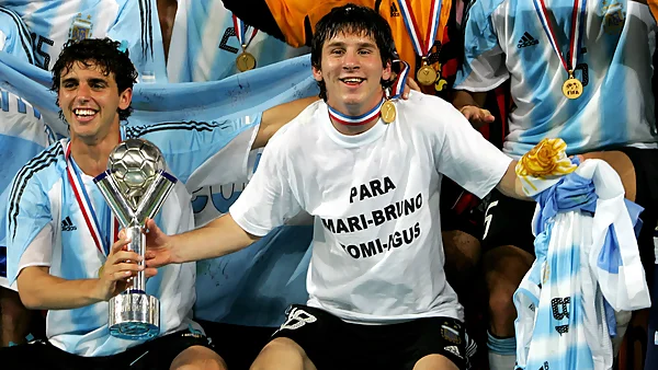 Messi đạt được giải thưởng vua phá lưới U20 thế giới.