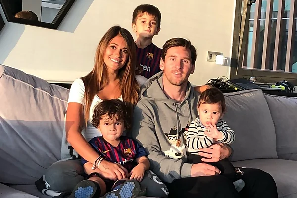 Messi đang có cuộc sống viên mãn bên gia đình của mình.