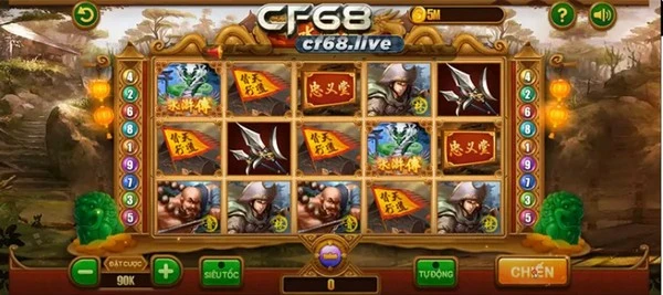 Giao diện game Thuỷ hử