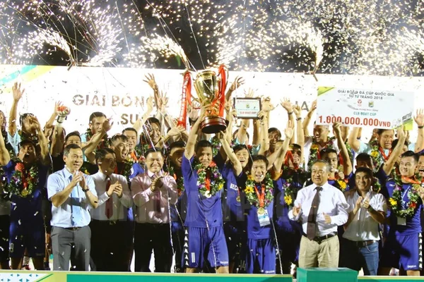 Becamex Bình Dương đoạt chức Vô địch Cúp Quốc gia mùa giải 2018