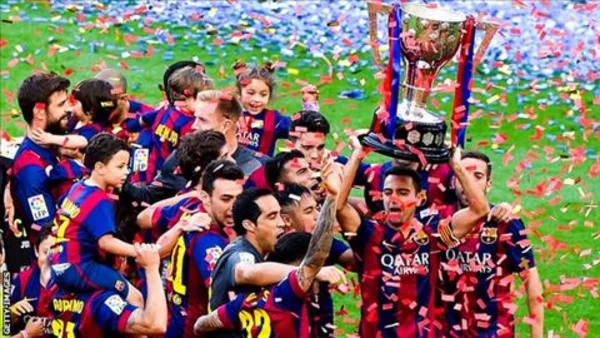 Barcelona có 26 lần nâng cao chiếc cúp vô địch quốc gia Tây Ban Nha