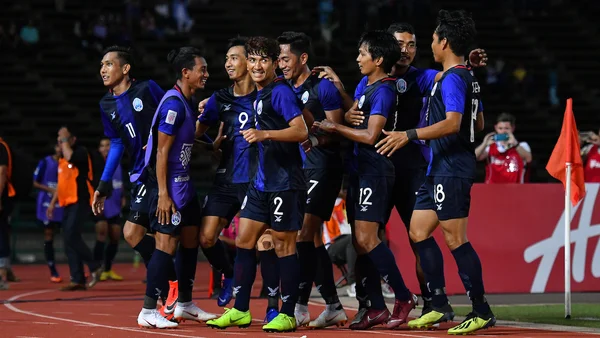 Các cầu thủ đội tuyển Campuchia quyết tâm vượt qua vòng Bảng tại AFF Cup 2022