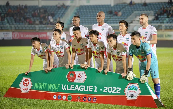 Đội hình CLB Hoàng Anh Gia Lai với nhiều cầu thủ nổi tiếng