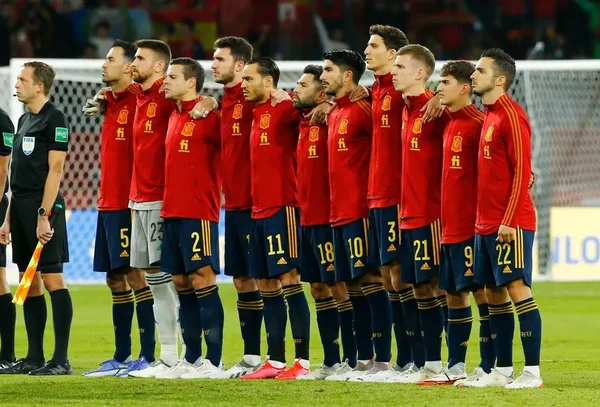 Các cầu thủ đội tuyển Tây Ban Nha dự vòng Chung kết World Cup 2022